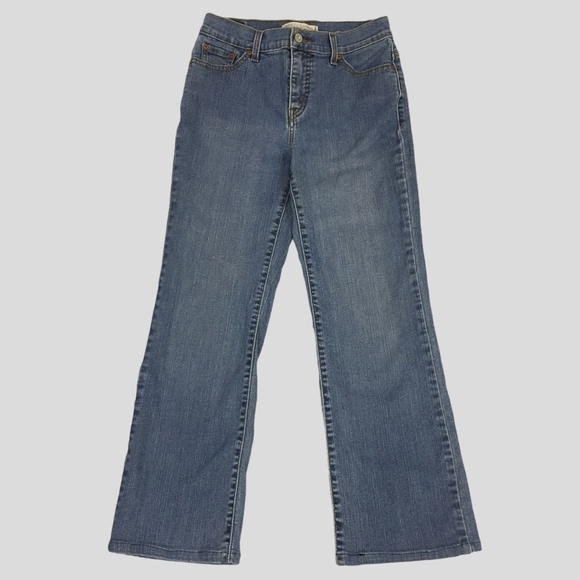 Levis 512 Perfectly Slimming Bootcut Jeans Women's 6 Short - Hemmed - Picture 3 of 13